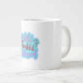 Dankbaar gezegend citaat grote koffiekop (Voorkant rechts)