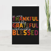 Dankbaar Gezegend Dankbaar Gezegend Tee Tha Kaart (Voorkant)