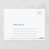 Dankbaar Gezegend Dankdag Briefkaart (Achterkant)