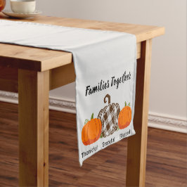 Dankbaar Gezegend Families Samen Korte Tafelloper