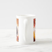 Dankbaar Gezegend Gelukkig Thanksgiving Porselein Kop (Achterkant)