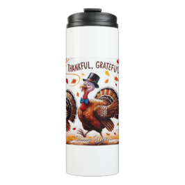 Dankbaar Gezegend Gelukkig Thanksgiving Thermosbeker