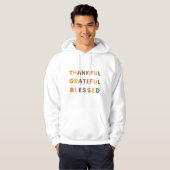 Dankbaar Gezegend – Herfst Hoodie (Voorkant volledig)