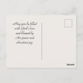 Dankbaar Gezegend Herfst Inspirerend Briefkaart (Achterkant)