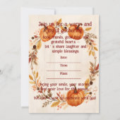 Dankbaar Gezegend Herfst Kaart (Achterkant)