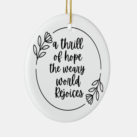 dankbaar gezegend Inspirerend geschenk Keramisch Ornament (Rechts)