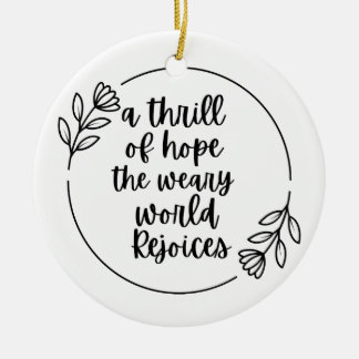 dankbaar gezegend Inspirerend geschenk Keramisch Ornament