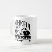 Dankbaar & Gezegend Koffiemok (Voorkant links)