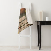 Dankbaar, gezegend | Meisje met pompoen Sherpa Deken (In situ)