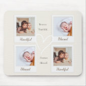 Dankbaar & Gezegend Polaroid-foto | Aangepaste Cad Muismat (Voorkant)