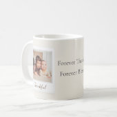 Dankbaar & Gezegend Polaroid-foto | Maatwerk Cadea Koffiemok (Voorkant links)