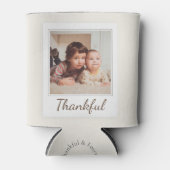 Dankbaar & Gezegend Polaroid-foto | Op maat gemaak Blikjeskoeler (Voorkant)