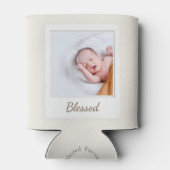 Dankbaar & Gezegend Polaroid-foto | Op maat gemaak Blikjeskoeler (Achterkant)