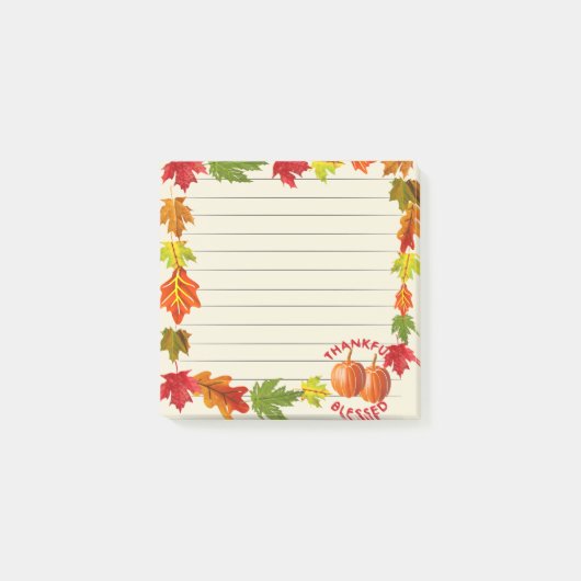 Dankbaar & Gezegend Post-it Nota Post-it® Notes (Voorkant)