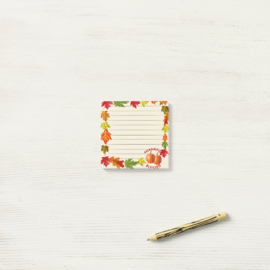 Dankbaar & Gezegend Post-it Nota Post-it® Notes (Op bureau)