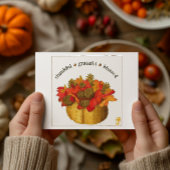 Dankbaar Gezegend Thanksgiving Briefkaart