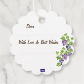 Dankbaar & Gezegend Thanksgiving Cadeautags Bedankjes Labels (Achterkant)