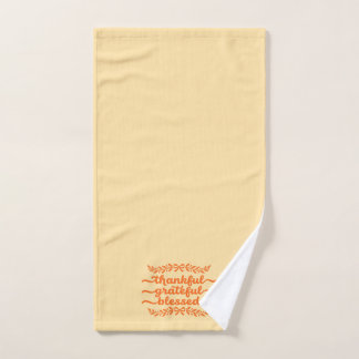 Dankbaar Gezegend Thanksgiving Handdoek