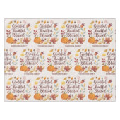 Dankbaar Gezegend Thanksgiving Herfst Tafelkleed (Voorkant (Horizontaal))