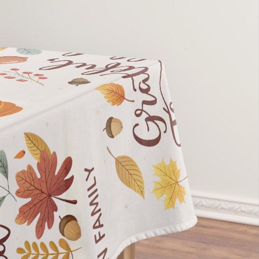 Dankbaar Gezegend Thanksgiving Herfst Tafelkleed (Voorbeeld)