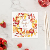 Dankbaar gezegend Thanksgiving servies Servet (Insitu)