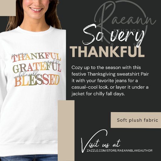 Dankbaar Gezegend Thanksgiving T-shirt