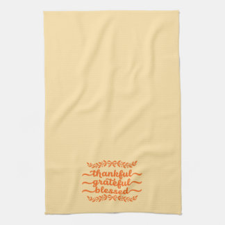 Dankbaar Gezegend Thanksgiving Theedoek