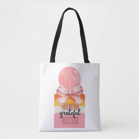 Dankbaar Gezegend Tote Bag (Voorkant)