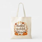 dankbaar gezegend tote bag (Achterkant)