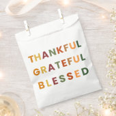 Dankbaar Gezegend – Zakjes voor Herfstfeestjes (Geknipt)
