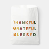 Dankbaar Gezegend – Zakjes voor Herfstfeestjes (Voorkant)