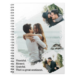 Dankbaar Gezegende Familie Foto Notitieboek