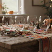 Dankbaar, gezegende Westerne Vriendschapsschenking Wijnglas Zonder Voet