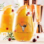 Dankbaar, gezegende Westerne Vriendschapsschenking Wijnglas Zonder Voet