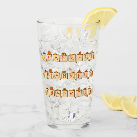 dankbaar glas (Achterkant ijs)