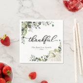 Dankbaar Groene Pompoen Thanksgiving Diner Servet (Insitu)