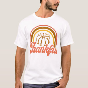 Dankbaar Halloween Groovy Herfst Seizoen T-shirt