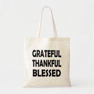 Dankbaar hart dankbare zegeningen tote bag