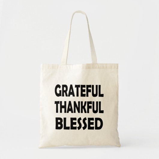 Dankbaar hart | dankbare zegeningen tote bag (Voorkant)