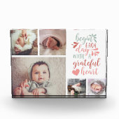 Dankbaar Hart Foto Collage Blok (Voorkant)