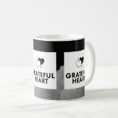 Dankbaar hart. Koffiemok. Koffiemok (Voorkant rechts)