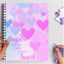 Dankbaar Hart Roze Paars Blauw Erkentelijkheids Ci
