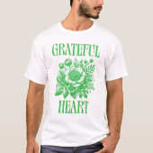 Dankbaar Hart T-shirt - Unisex (Voorkant)