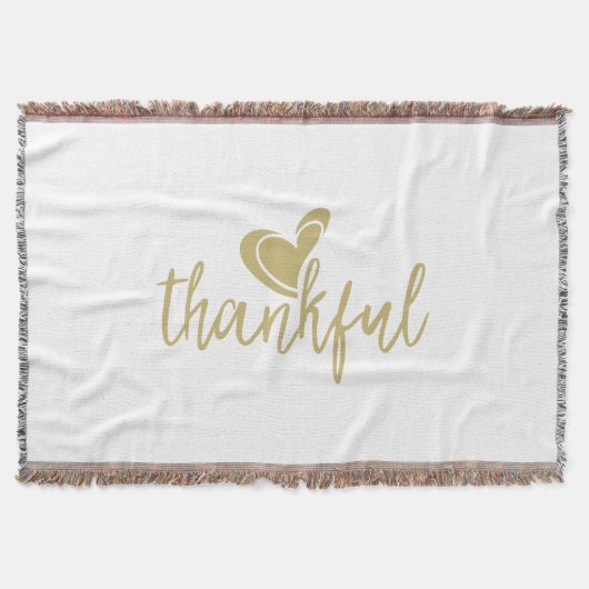 dankbaar hart thanksgiving deken (Voorkant)