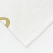 dankbaar hart thanksgiving fleece deken (Hoek)