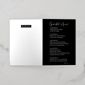 Dankbaar hart Thanksgiving Folie Wenskaart (Buiten Laag)