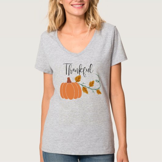 Dankbaar Harvest-Dankbaarheid T-Shirt (Voorkant)
