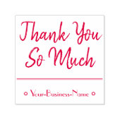 Dankbaar "Heel erg bedankt" Zelfinktende Stempel (Design)