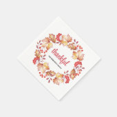 Dankbaar Herfst Herfst Kleuren Moderne Thanksgivin Servet (Hoek)