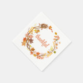 Dankbaar Herfst Kleuren Herfst Moderne Thanksgivin Servet (Hoek)